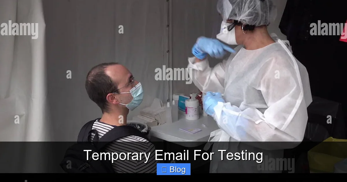 Temporary Email For Testing