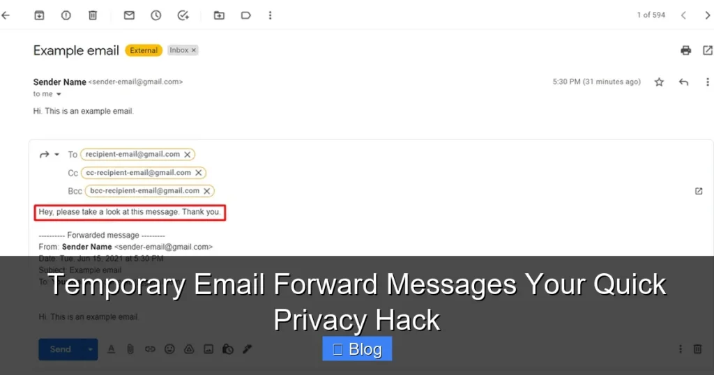 Temporary Email Forward Messages Your Quick Privacy Hack