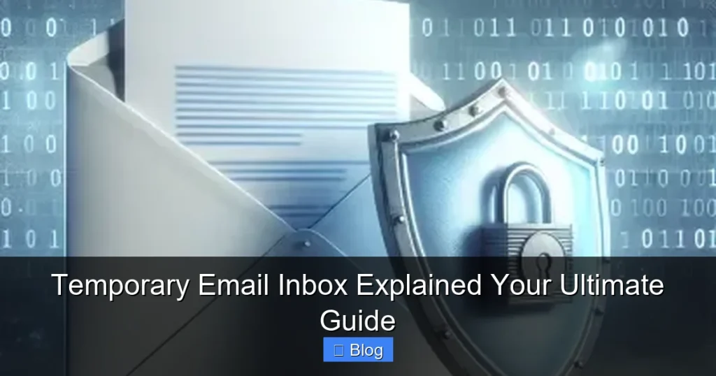 Temporary Email Inbox Explained Your Ultimate Guide