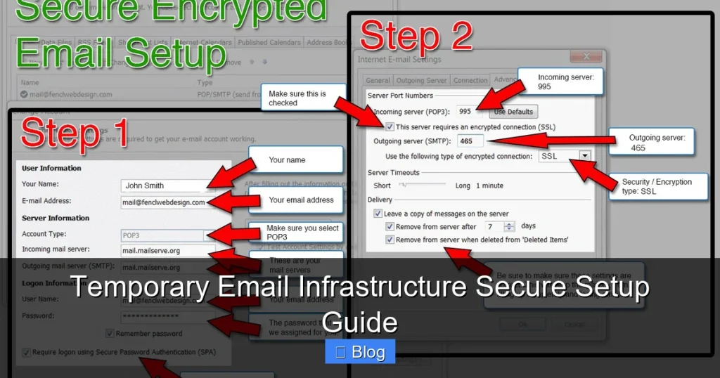 Temporary Email Infrastructure Secure Setup Guide