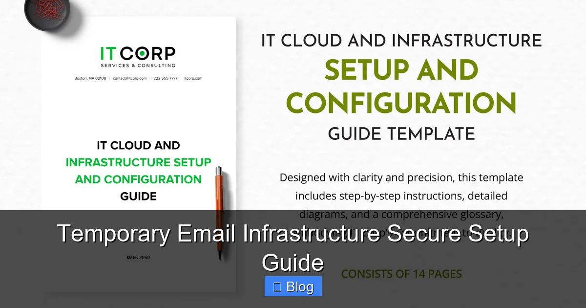 Temporary Email Infrastructure Secure Setup Guide