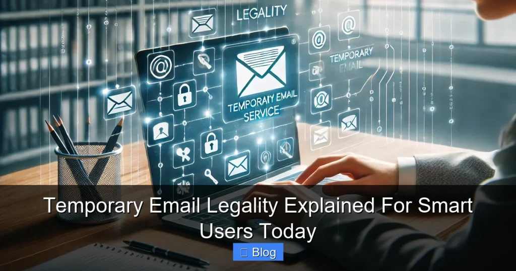 Temporary Email Legality Explained For Smart Users Today