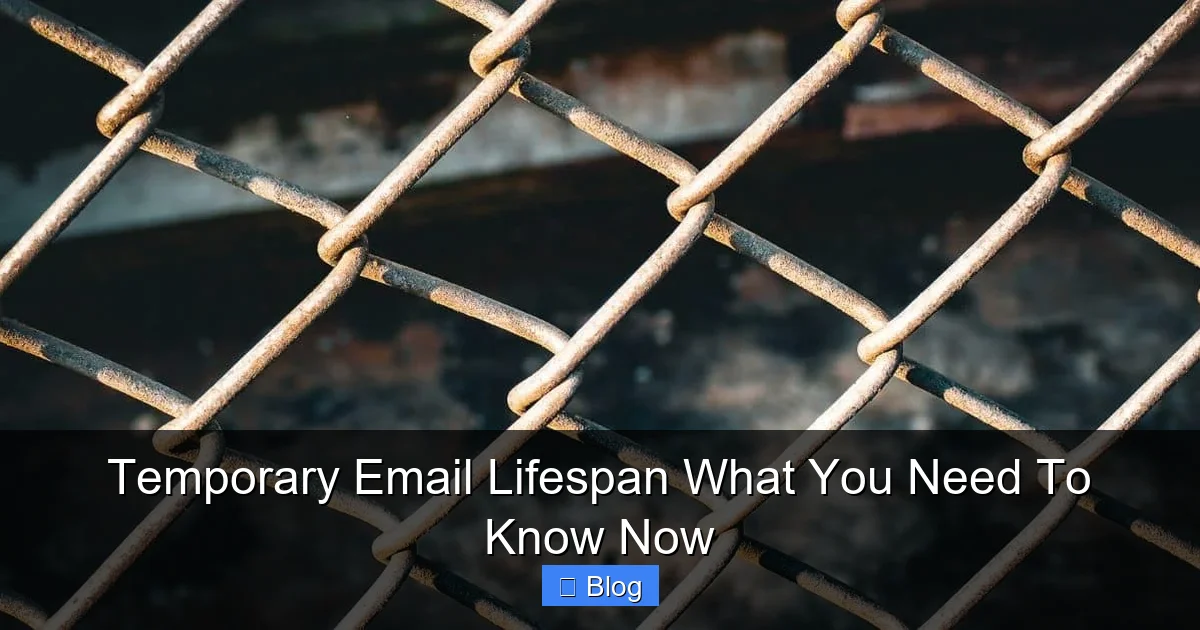 Temporary Email Lifespan What You Need To Know Now