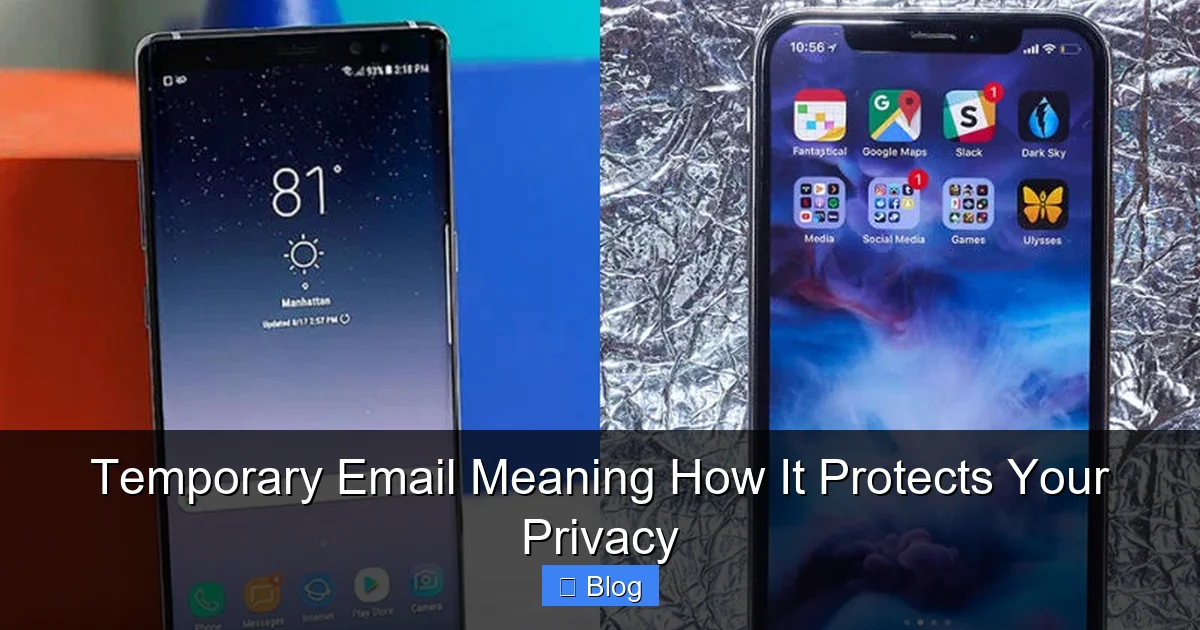 Temporary Email Meaning How It Protects Your Privacy