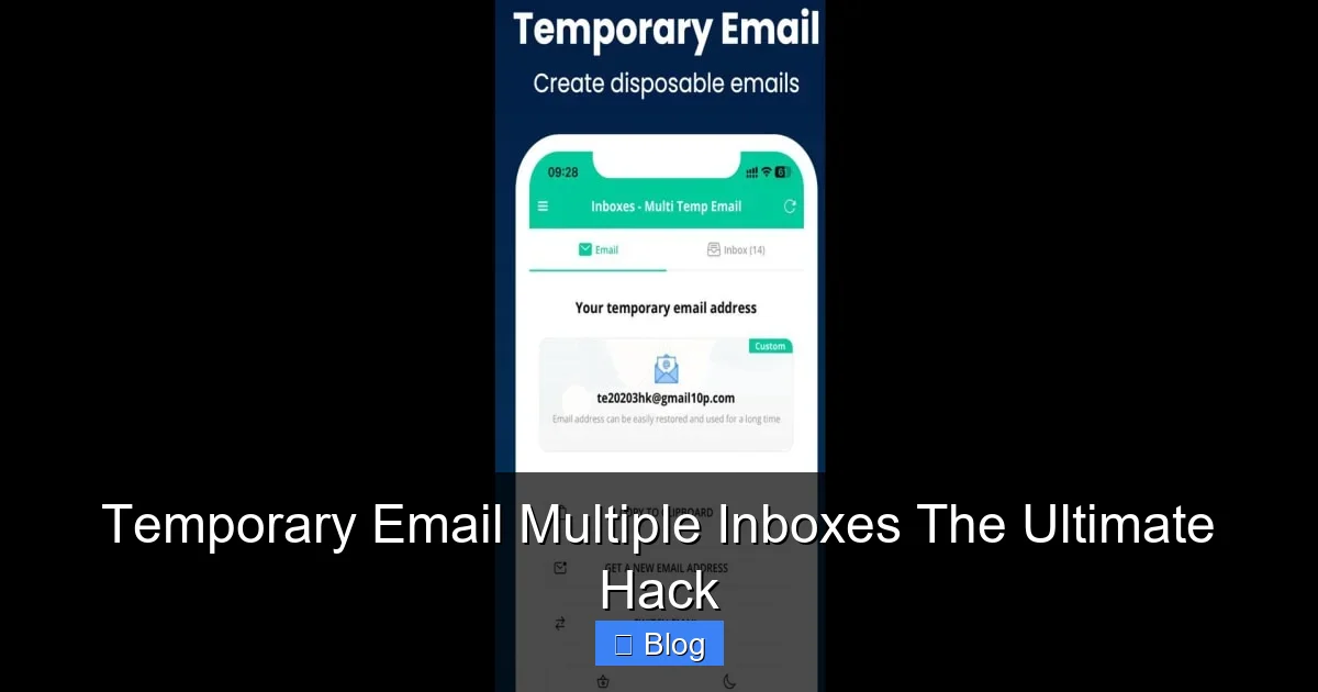 Temporary Email Multiple Inboxes The Ultimate Hack