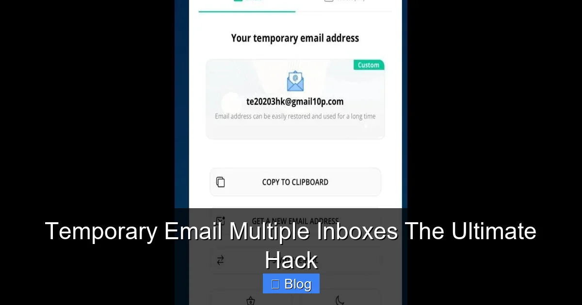 Temporary Email Multiple Inboxes The Ultimate Hack