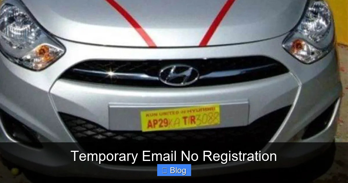 Temporary Email No Registration