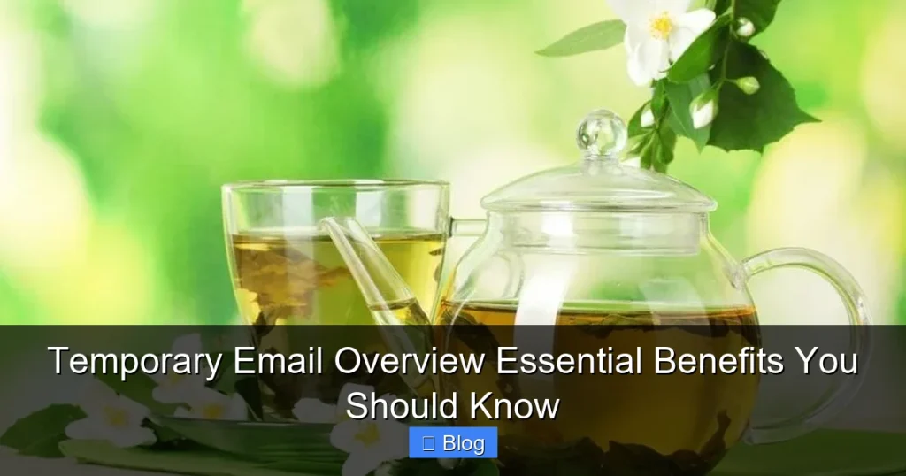 Temporary Email Overview Essential Benefits You Should Know