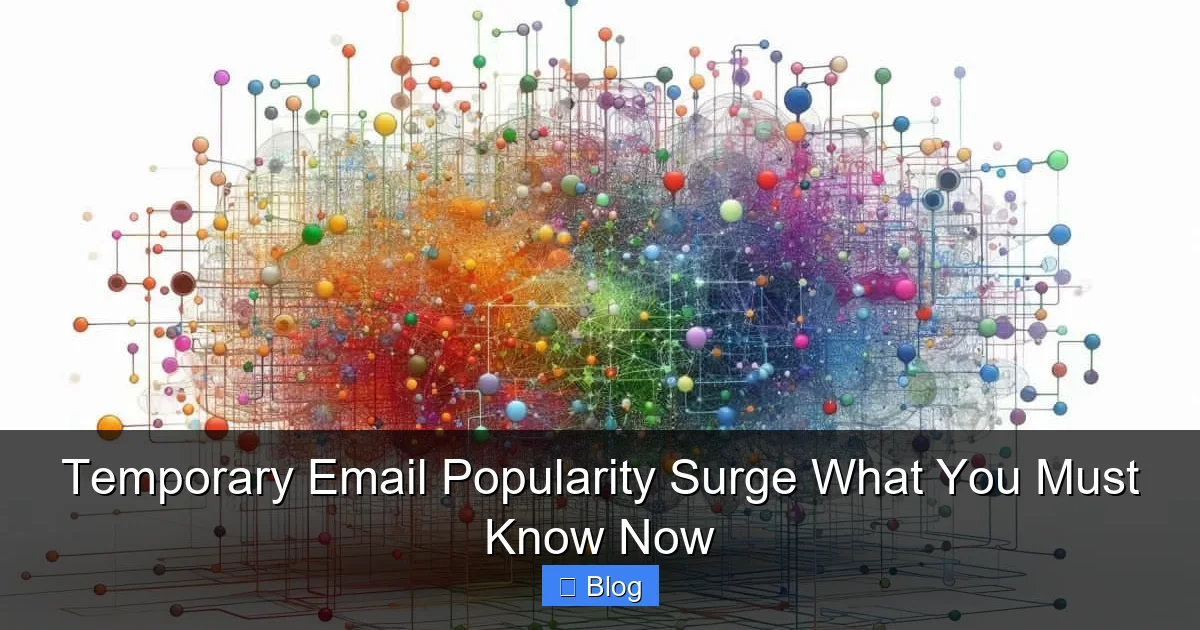 Temporary Email Popularity Surge What You Must Know Now