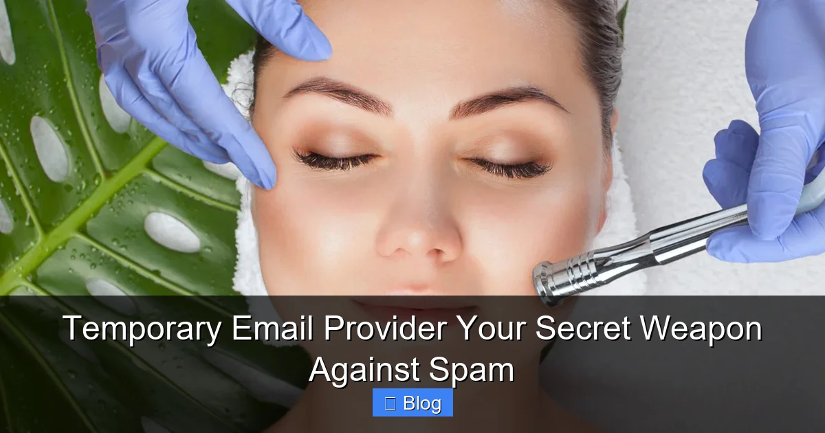 Temporary Email Provider Your Secret Weapon Against Spam
