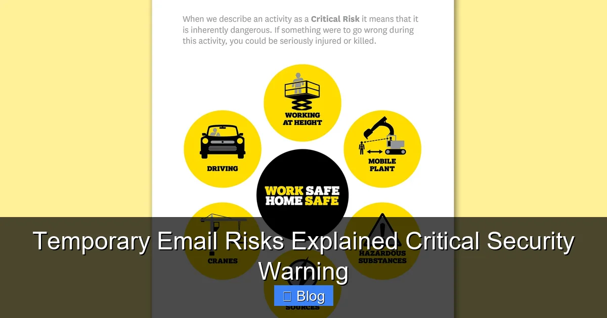 Temporary Email Risks Explained Critical Security Warning