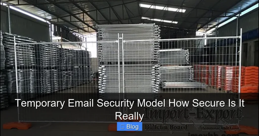 Temporary Email Security Model How Secure Is It Really