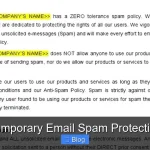 Temporary Email Spam Protection