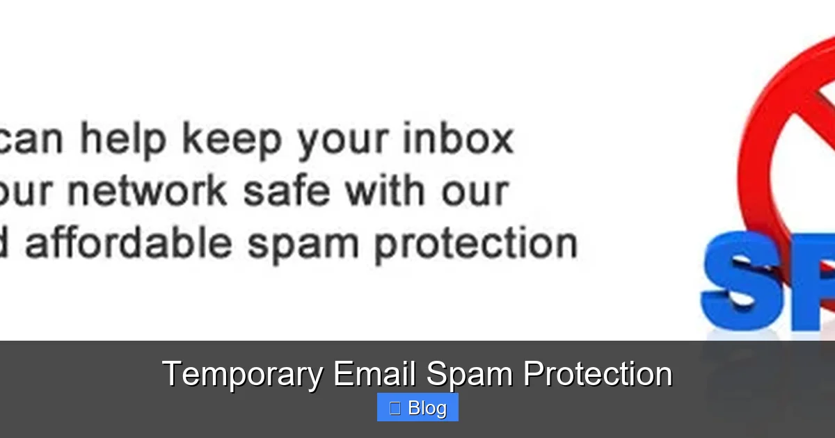 Temporary Email Spam Protection
