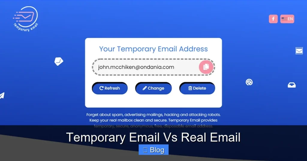 Temporary Email Vs Real Email