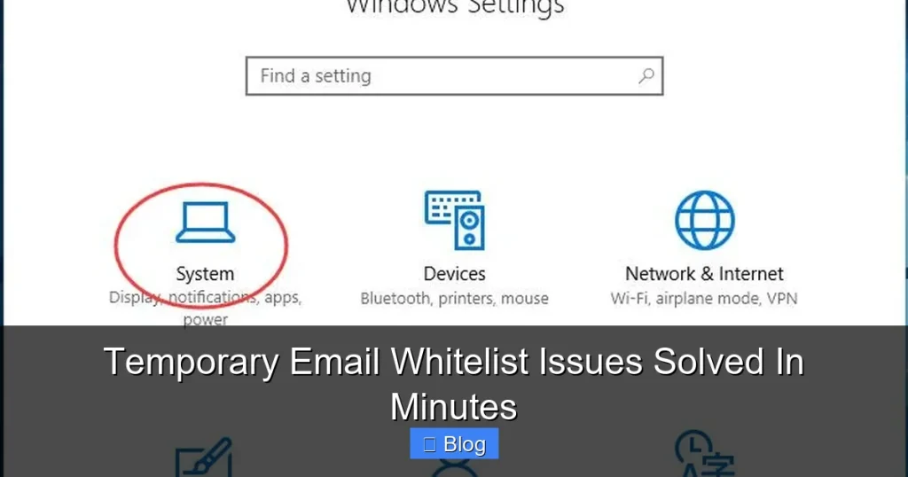 Temporary Email Whitelist Issues Solved In Minutes