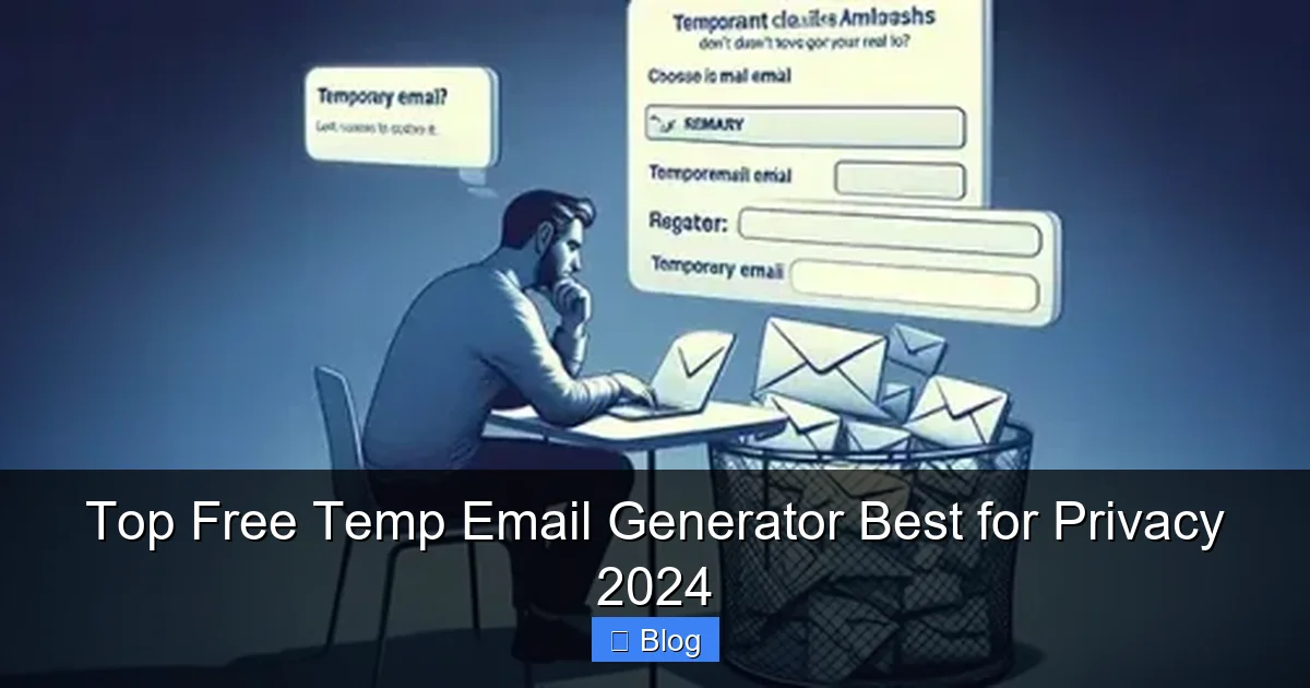 Top Free Temp Email Generator Best for Privacy 2024