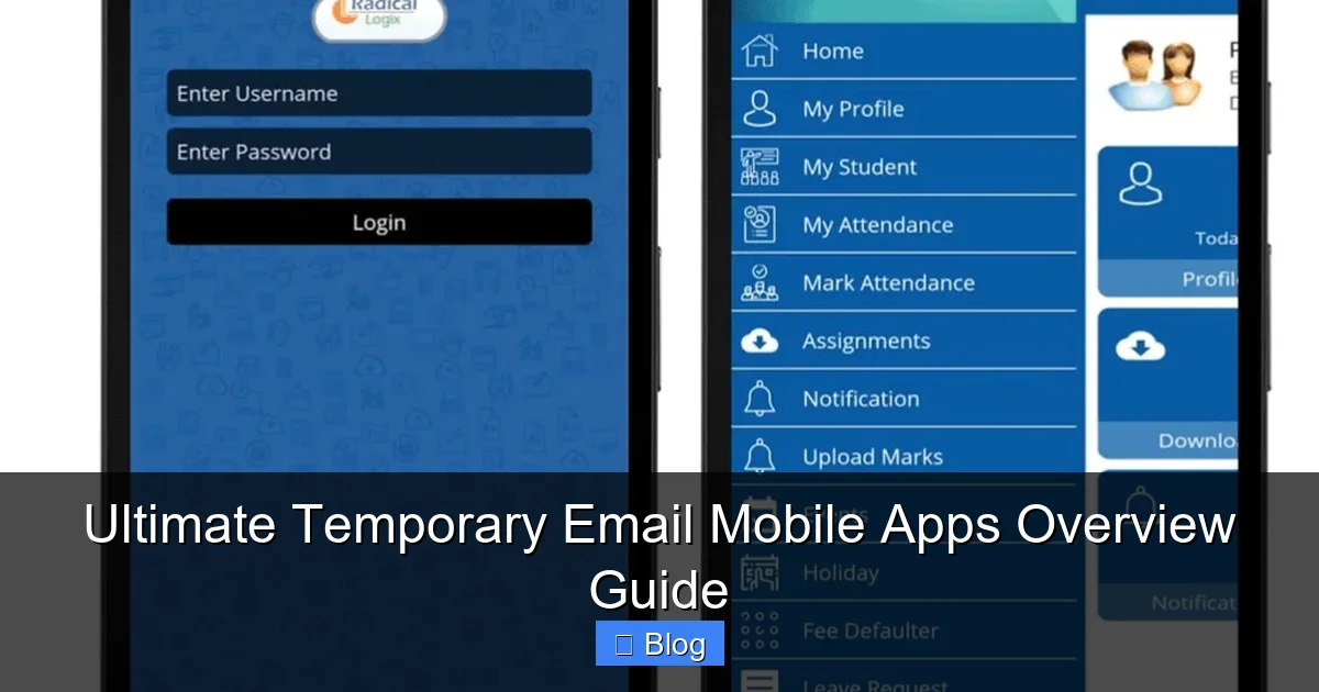 Ultimate Temporary Email Mobile Apps Overview Guide