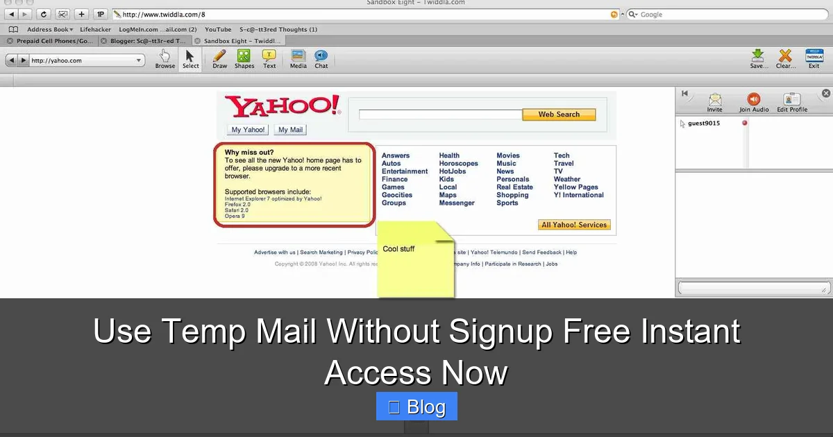 Use Temp Mail Without Signup Free Instant Access Now