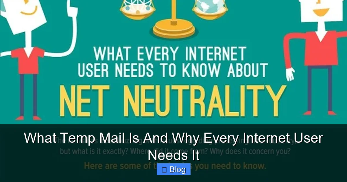 What Temp Mail Is And Why Every Internet User Needs It