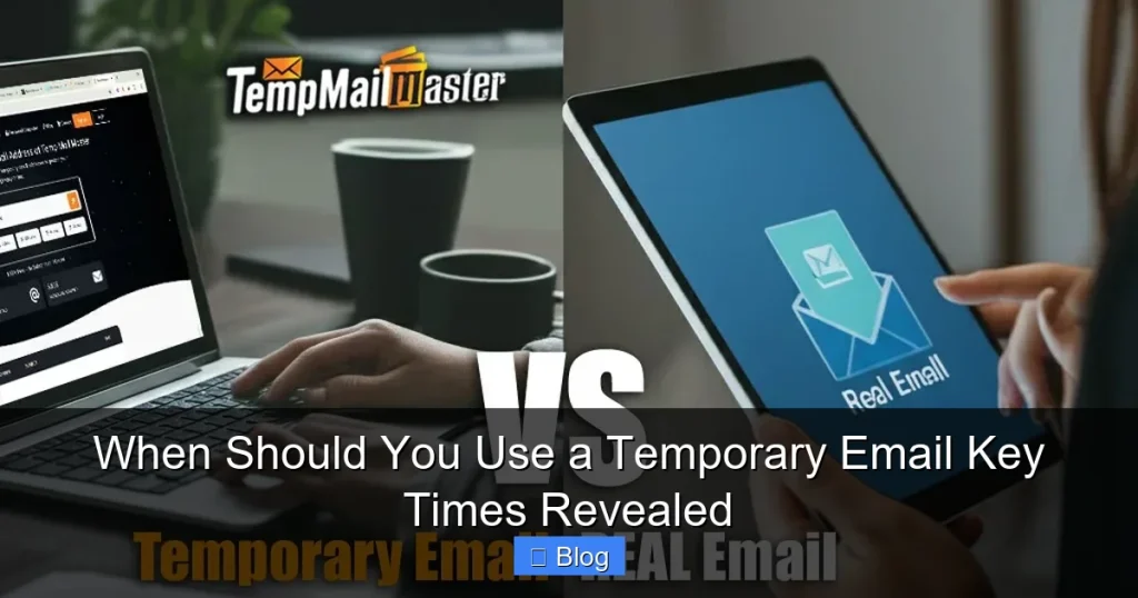 When Should You Use a Temporary Email Key Times Revealed