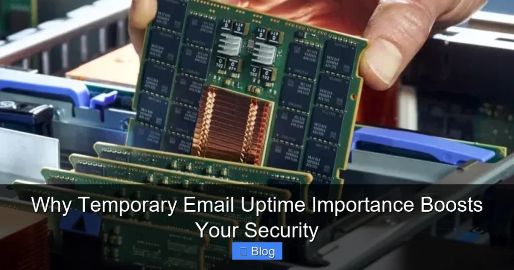 Why Temporary Email Uptime Importance Boosts Your Security