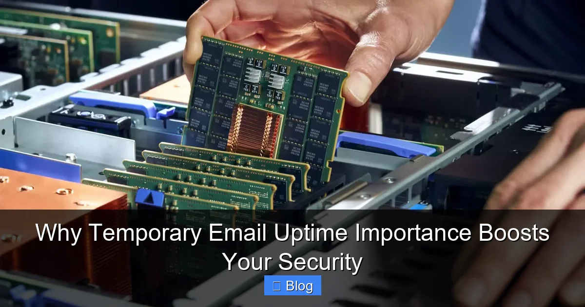 Why Temporary Email Uptime Importance Boosts Your Security